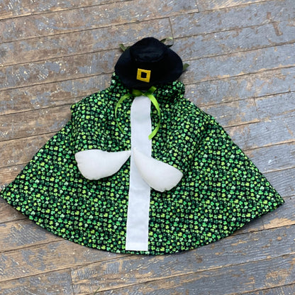 Goose Clothes Complete Holiday Goose Outfit St Patrick's Shamrock Dress and Top Hat