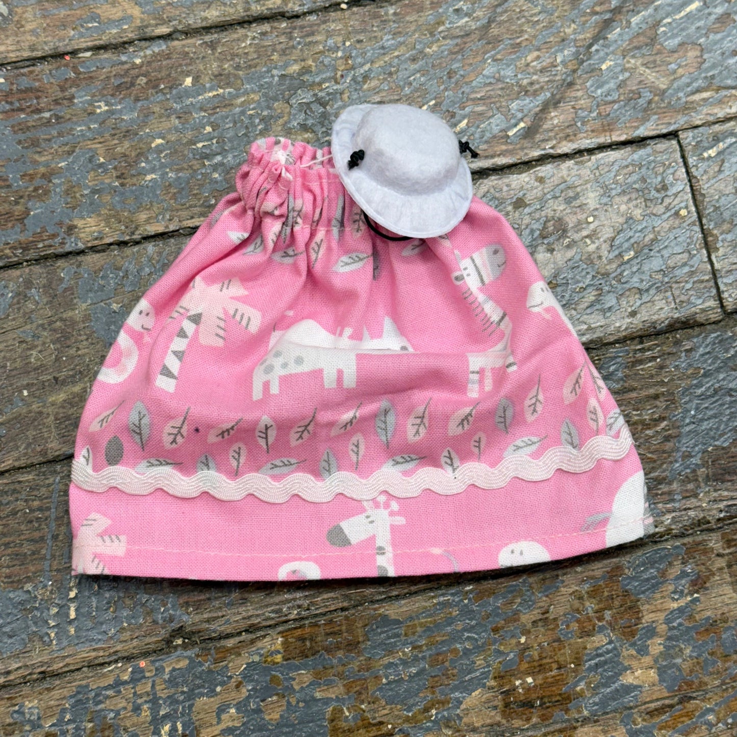 Goose Clothes 7" Complete Holiday Desk Goose Outfit Pink Shades