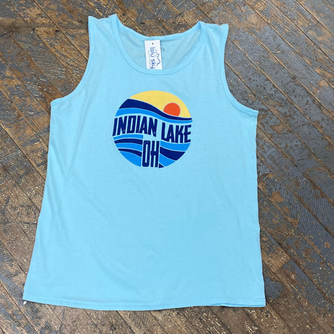 Sunrise Indian Lake OH Aqua Graphic Designer Tank