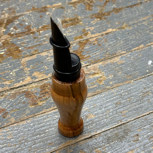 Handmade Elk Call Red Maple Wood Clear Insert #11
