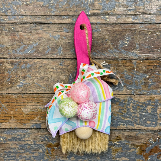 Crafty Paintbrush Gnome Holiday Easter Egg