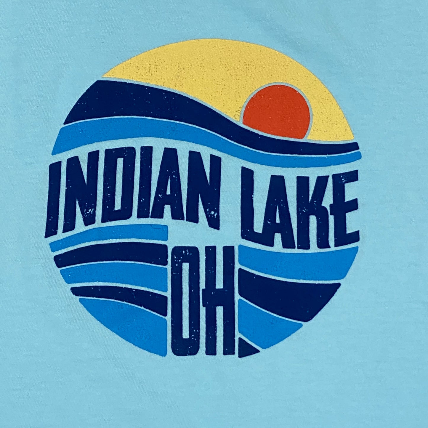 Sunrise Indian Lake OH Aqua Graphic Designer Tank