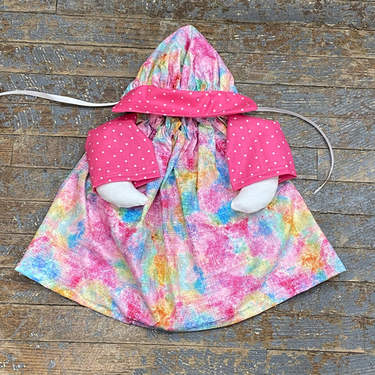 Goose Clothes Complete Holiday Goose Outfit Hippie Flower Tie Dye Dress and Hat Costume