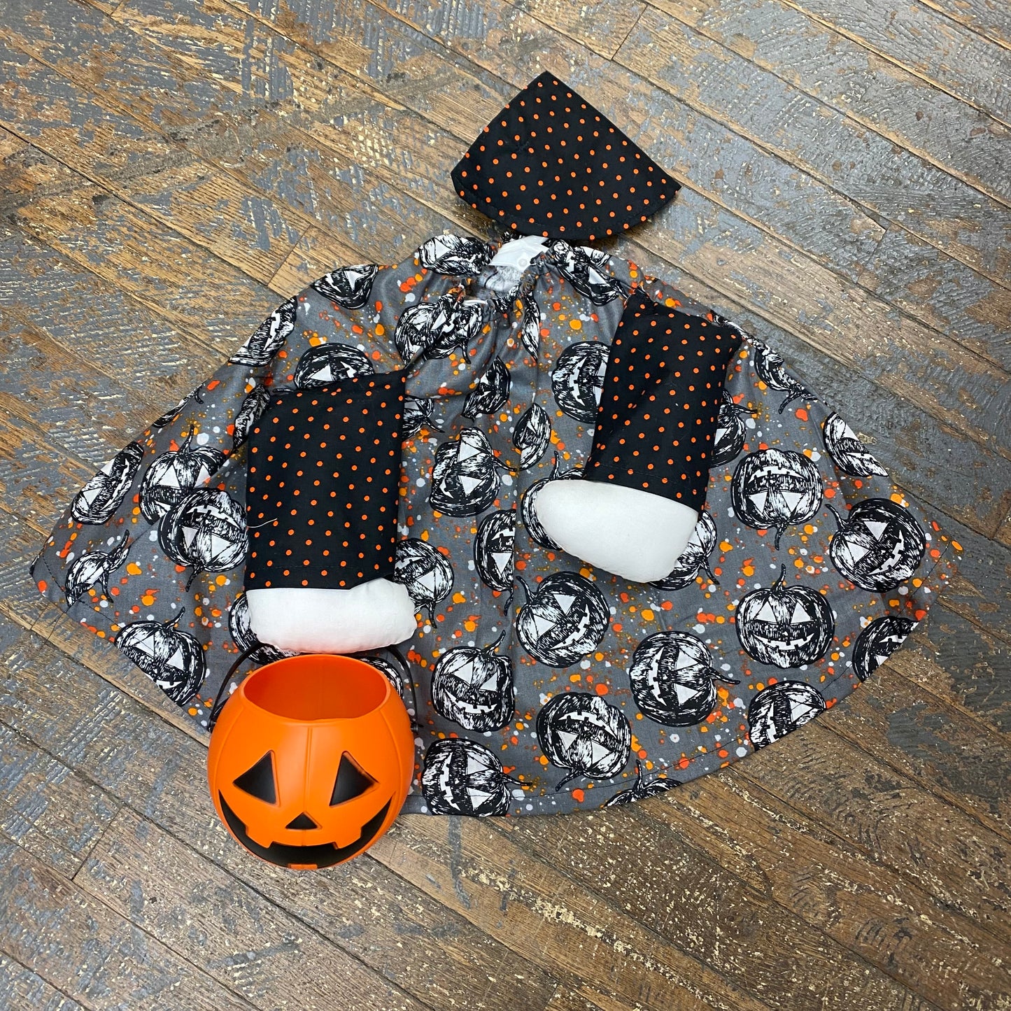 Goose Clothes Complete Holiday Goose Outfit Jack-O-Lantern Halloween Dress and Hat Costume