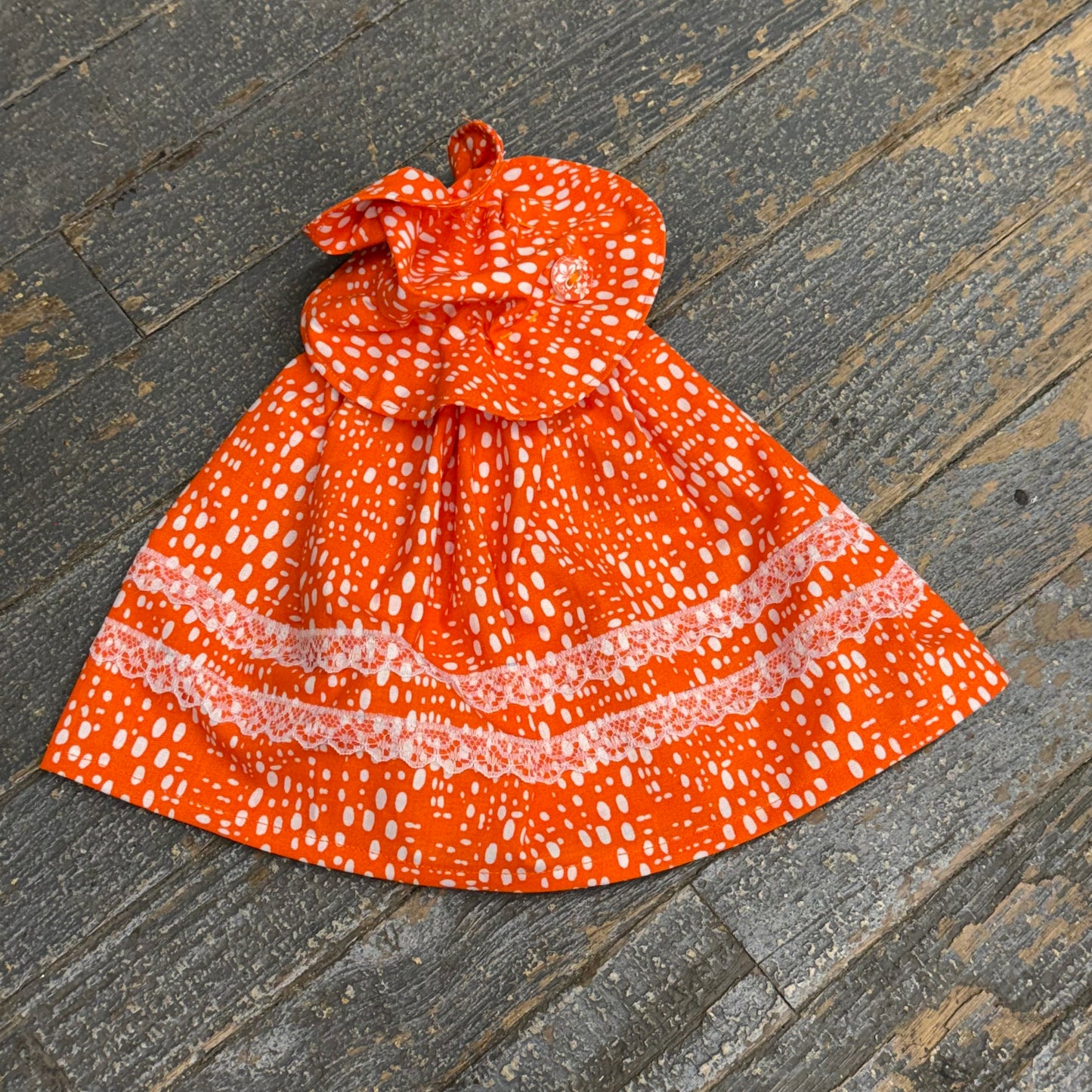 Goose Clothes 7" Complete Holiday Desk Goose Outfit Orange Shades