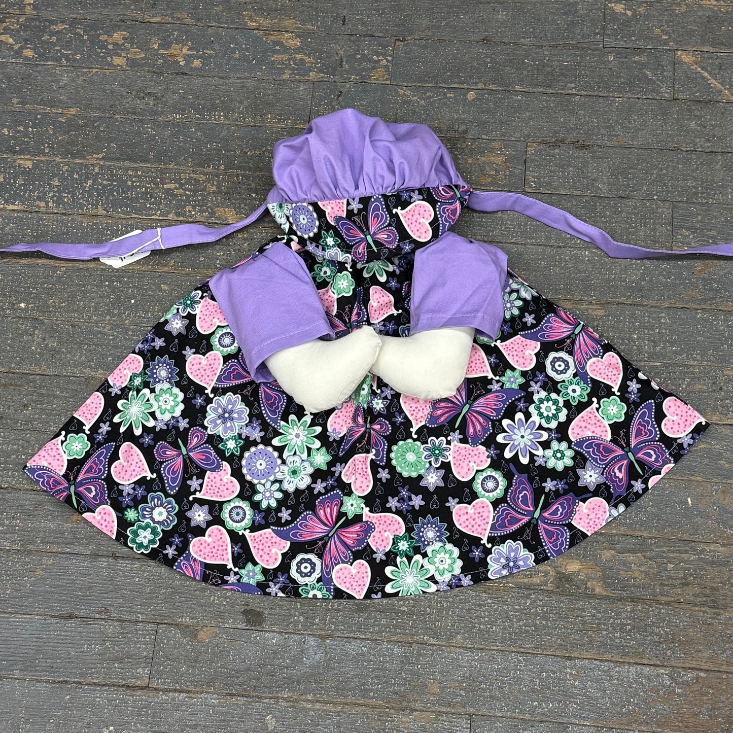Goose Clothes Complete Holiday Goose Outfit Purple Butterfly Dress and Hat Costume