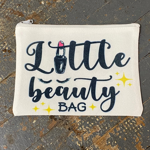 Fabric Cloth Zipper Pouch Cosmetic Bag Coin Purse Little Beauty Bag