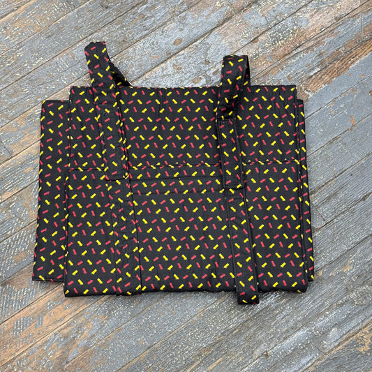 Handmade Fabric Cloth Casserole Carrier Coozie Hot Cold Pad Holder Black