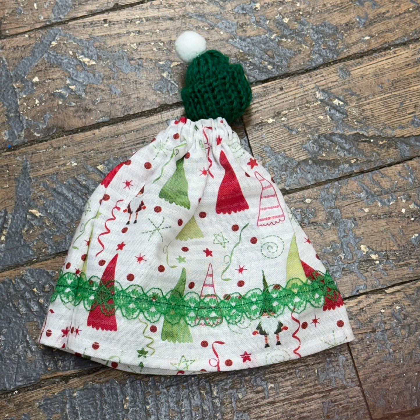 Goose Clothes 7" Complete Holiday Desk Goose Outfit Christmas Tree Shades
