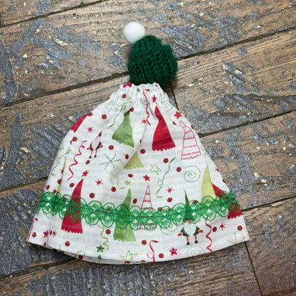 Goose Clothes 7" Complete Holiday Desk Goose Outfit Christmas Tree Shades