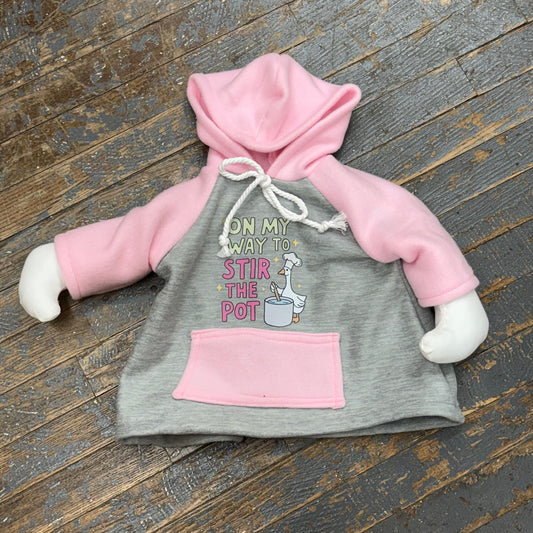 Goose Clothes Complete Holiday Goose Outfit Stir Pot Hoody and Hat