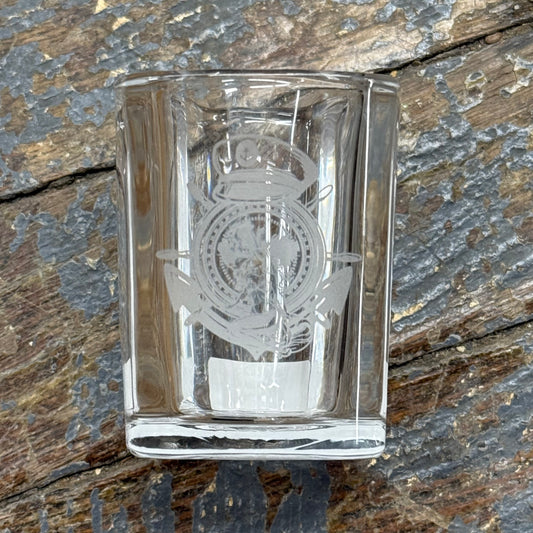 Square Shot Glass Shooter Ship Wheel Captain Hat