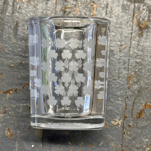 Square Shot Glass Shooter Clover