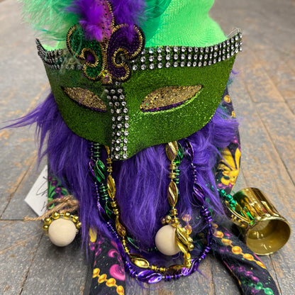 Gnome Holiday Mardi Gras Mask Shoes