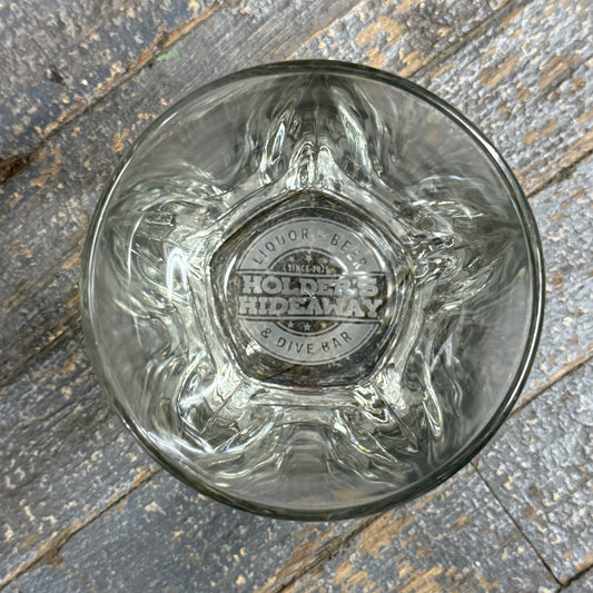 Laser Engraved Whiskey Bourbon Glass Holders Hideaway