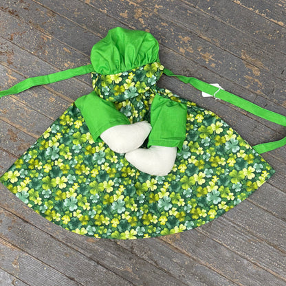 Goose Clothes Complete Holiday Goose Outfit St Patrick's Shamrock Dress and Top Hat