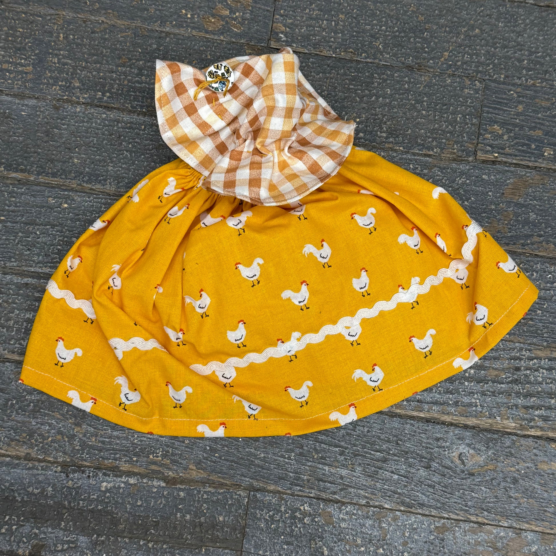 Goose Clothes 7" Complete Holiday Desk Goose Outfit Yellow Shades