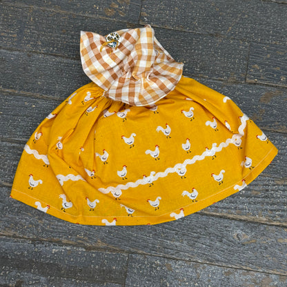 Goose Clothes 7" Complete Holiday Desk Goose Outfit Yellow Shades