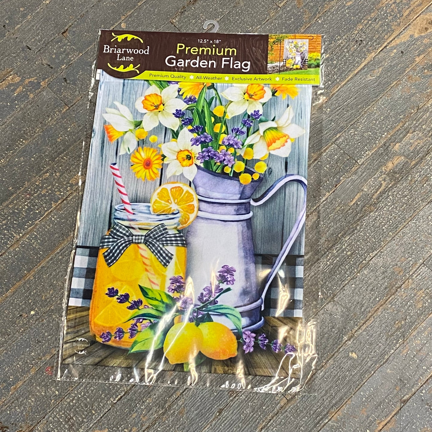 Lemonade Porch Flower Garden Flag