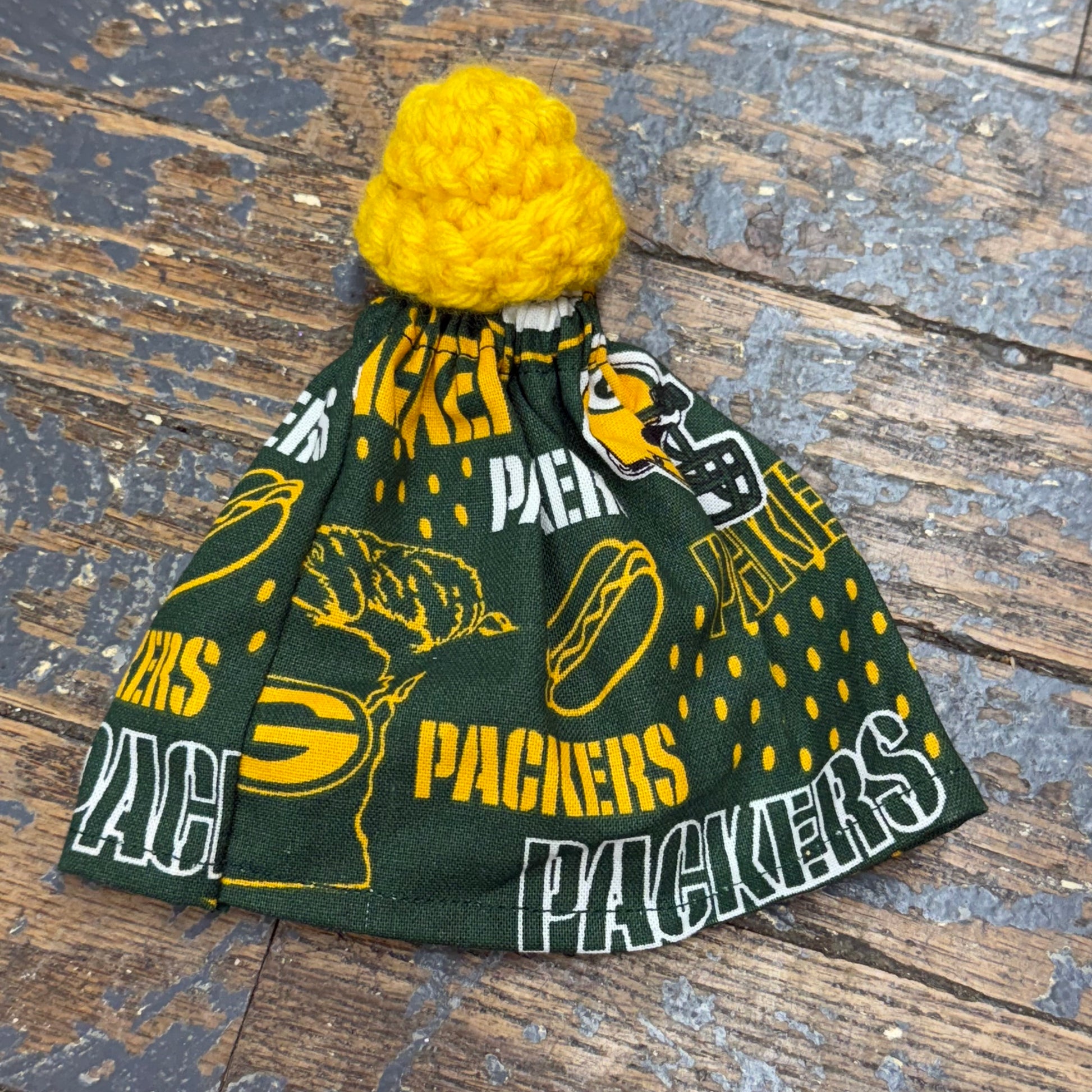 Goose Clothes 7" Complete Holiday Desk Goose Outfit Green Bay Packers Shades