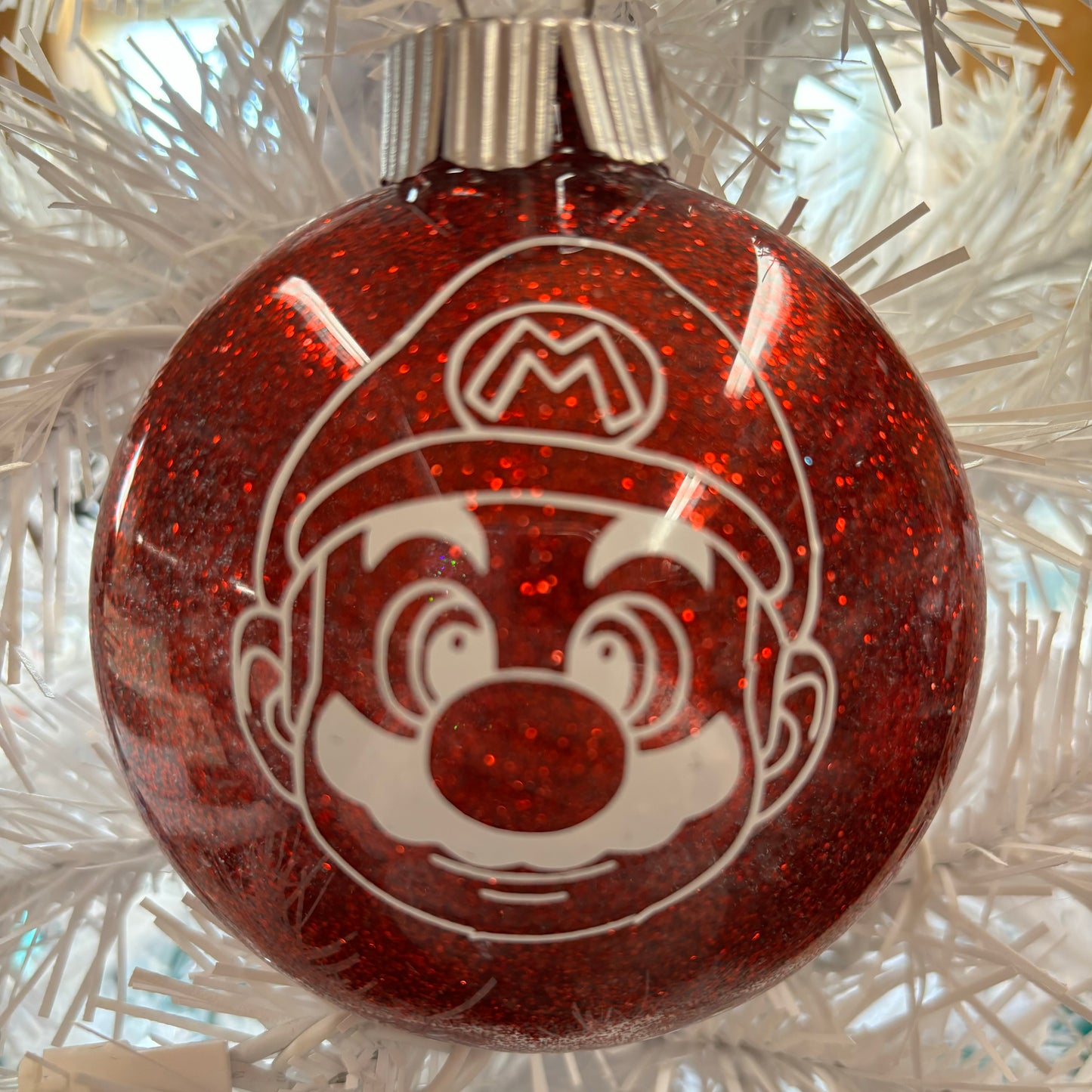 Holiday Christmas Tree Ornament Mario