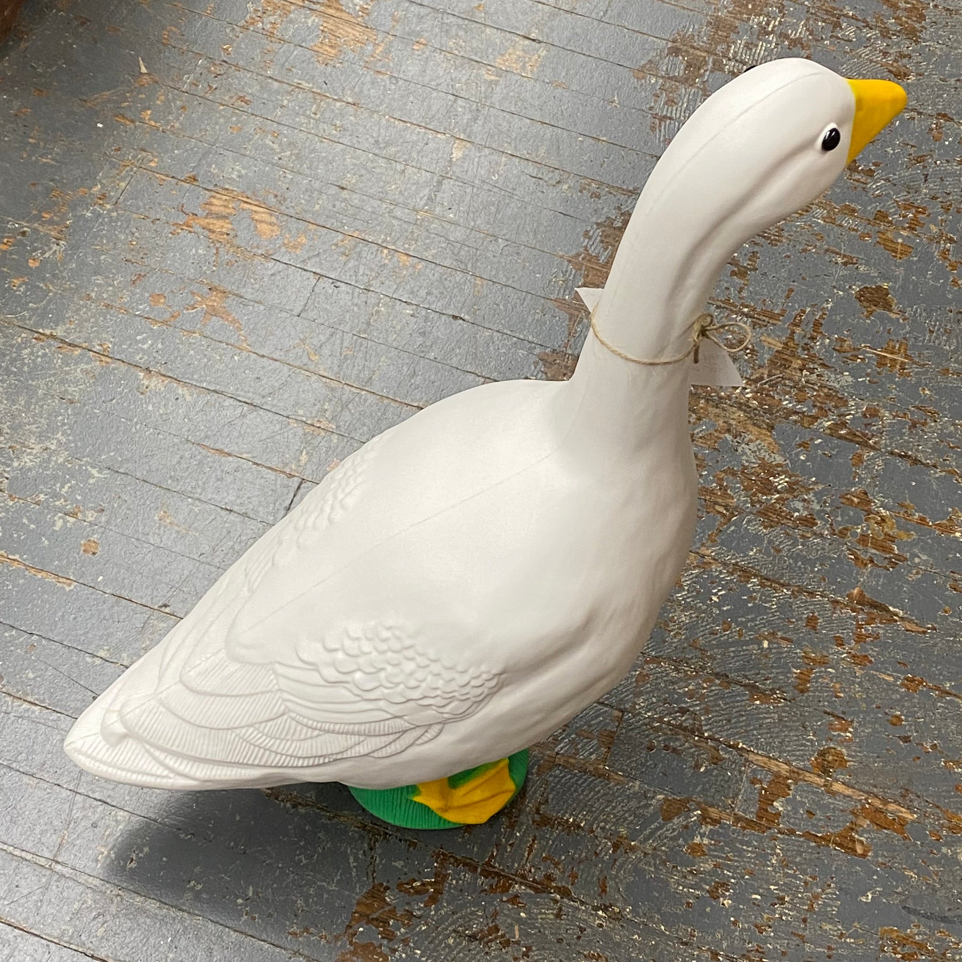 Goose Statue Indoor Outdoor 23" Plastic Display