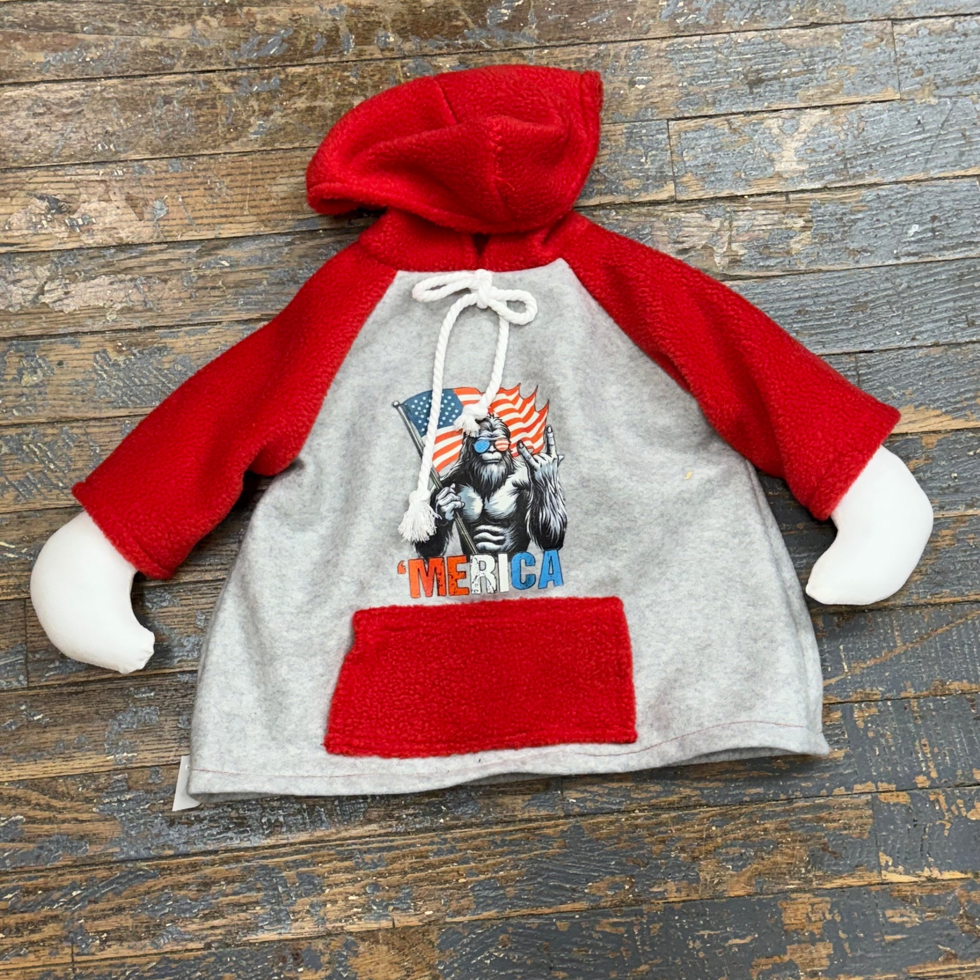 Goose Clothes Complete Holiday Goose Outfit Bigfoot USA America Hoody and Hat