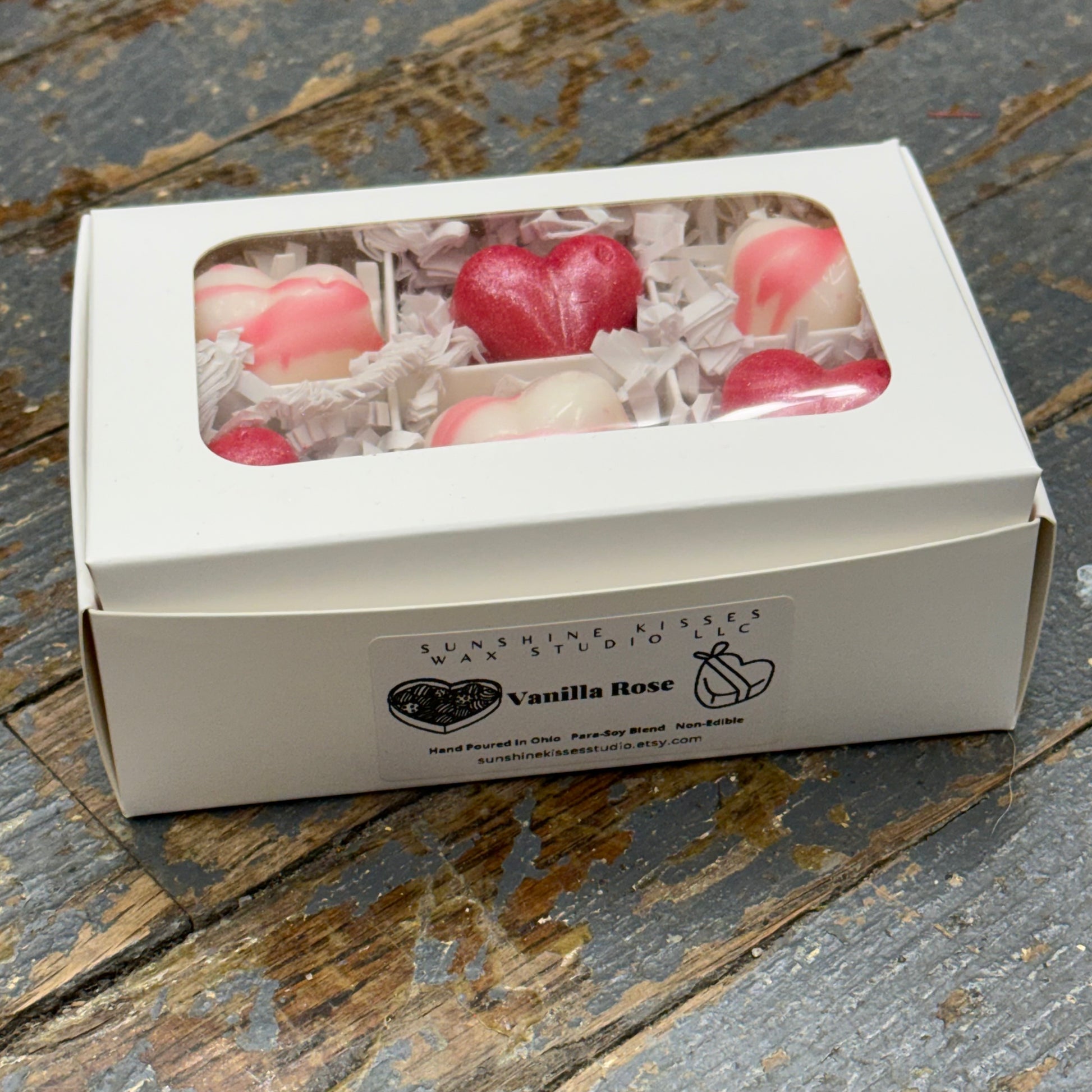 Vanilla Rose Sunshine Kisses Melt Bar Tin Candle