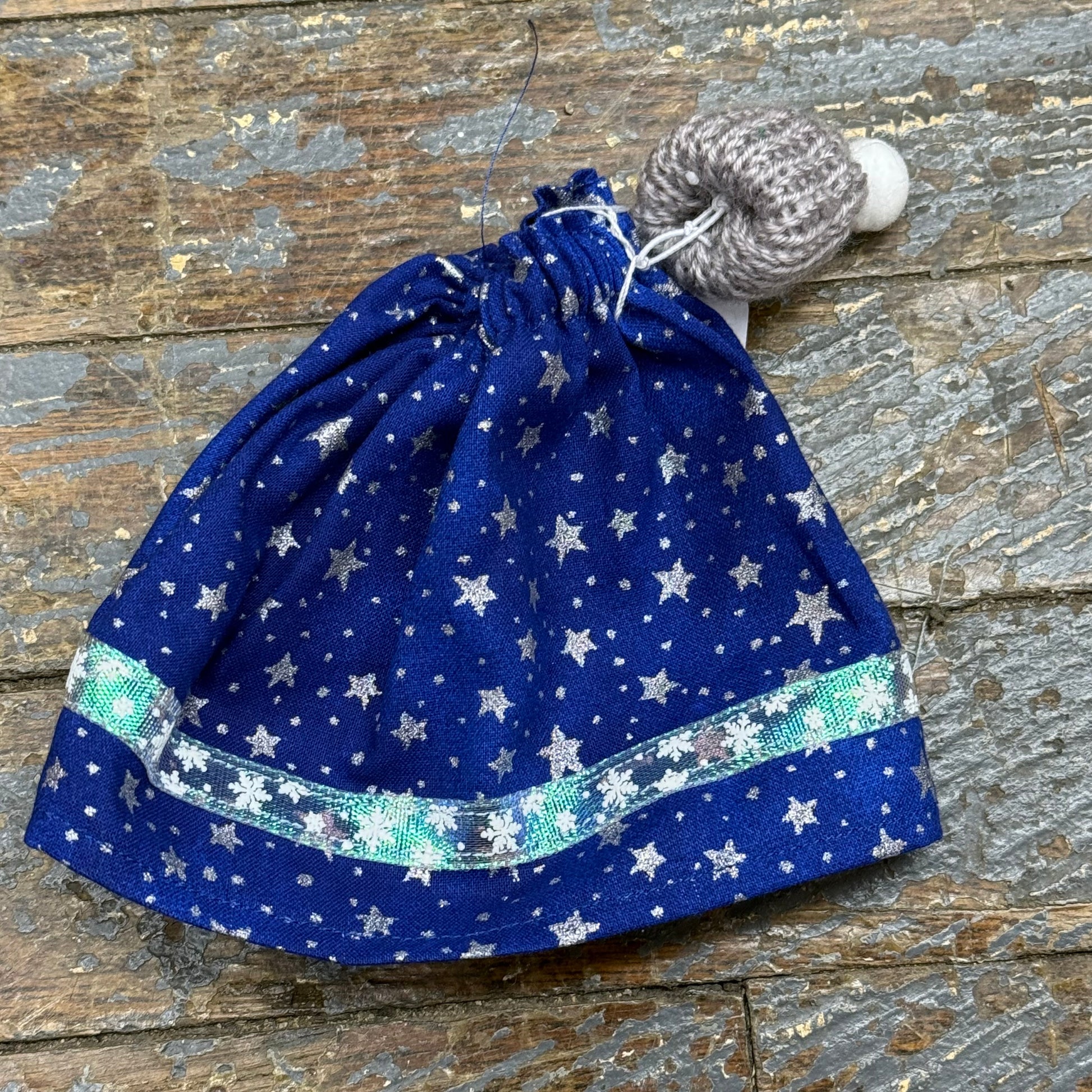 Goose Clothes 7" Complete Holiday Desk Goose Outfit Winter Snowflakes Shades