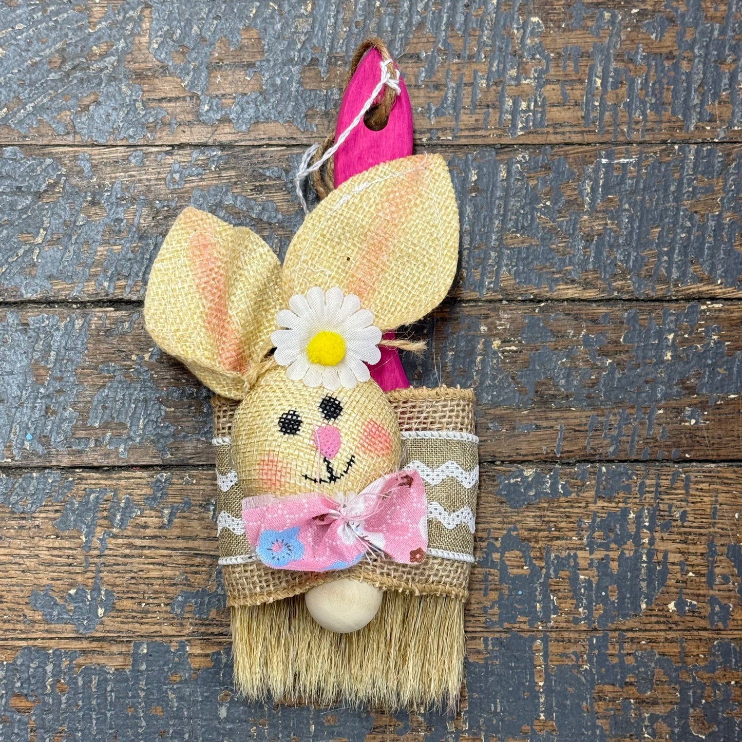 Crafty Paintbrush Gnome Holiday Easter Bunny Rabbit
