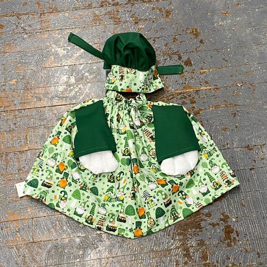 Goose Clothes Complete Holiday Goose Outfit St Patrick's Gnome Leprechaun Dress and Top Hat