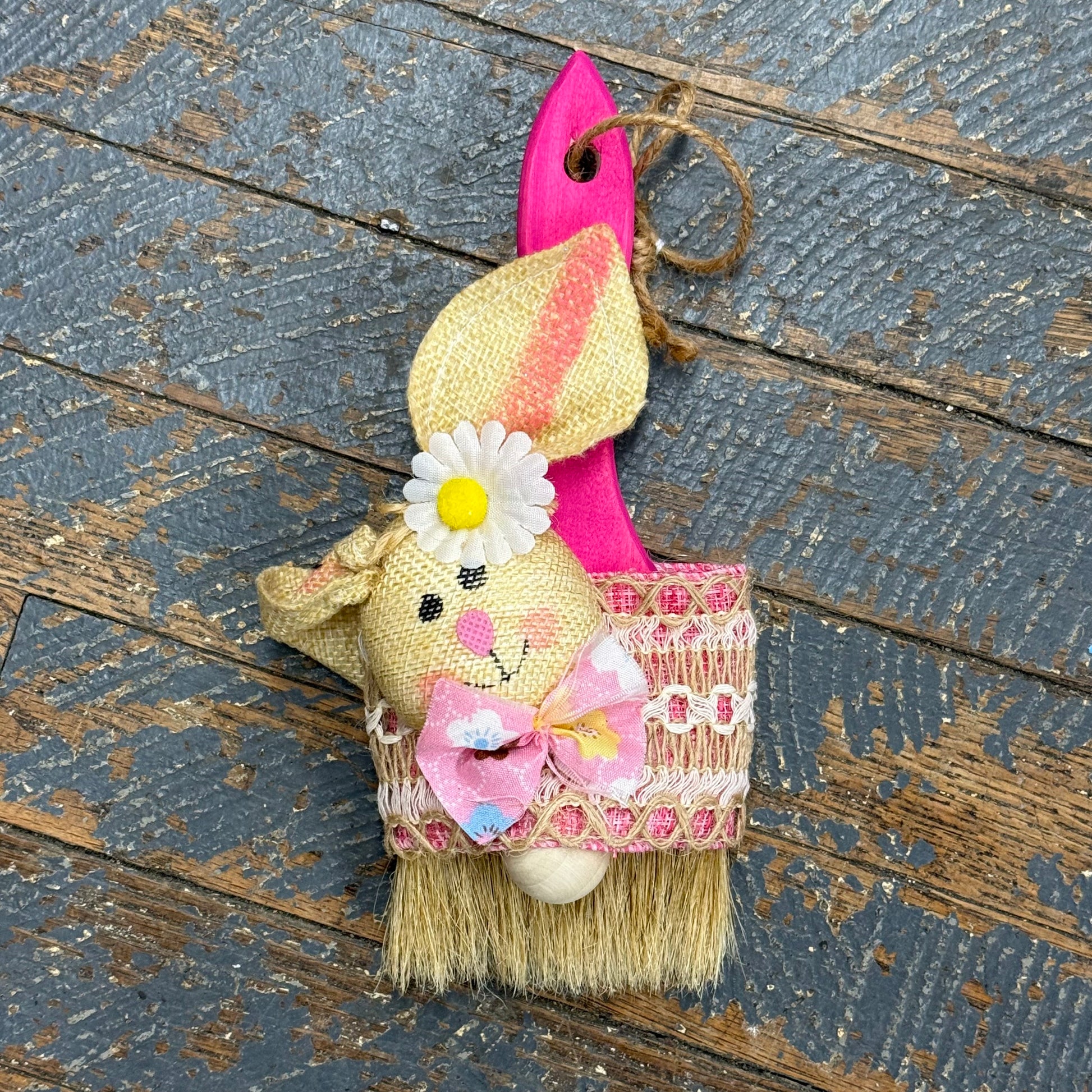 Crafty Paintbrush Gnome Holiday Easter Bunny Rabbit