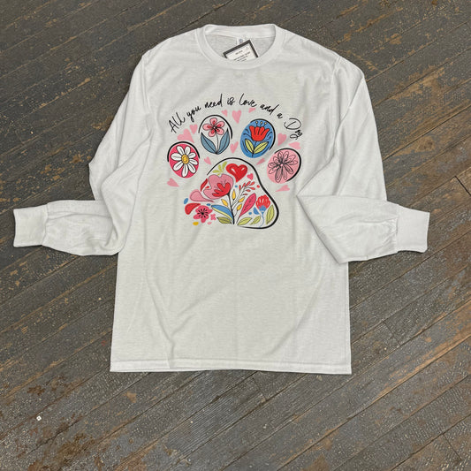 Need Love Dog Shirt Graphic Designer Long Sleeve T-Shirt
