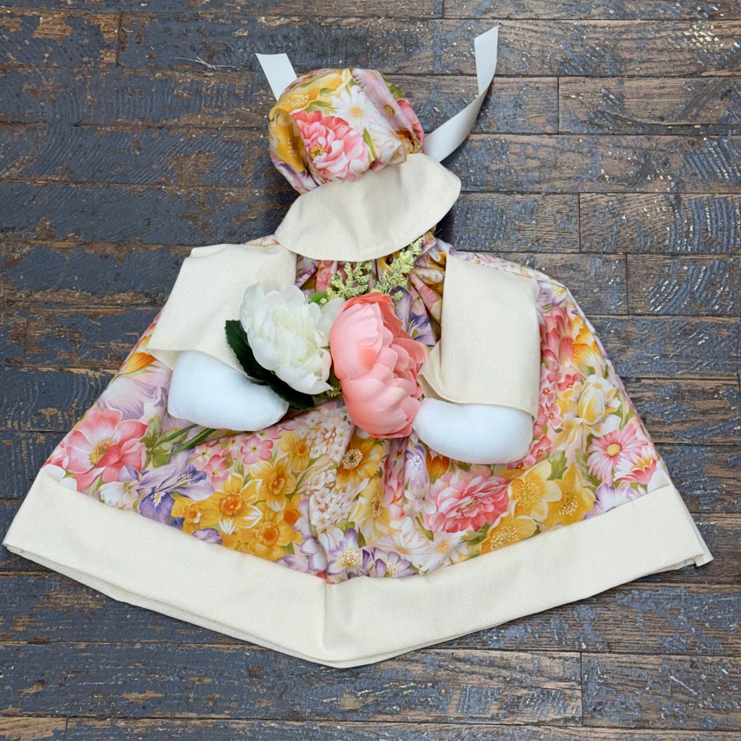 Goose Clothes Complete Holiday Goose Outfit Floral Dress and Hat Costume