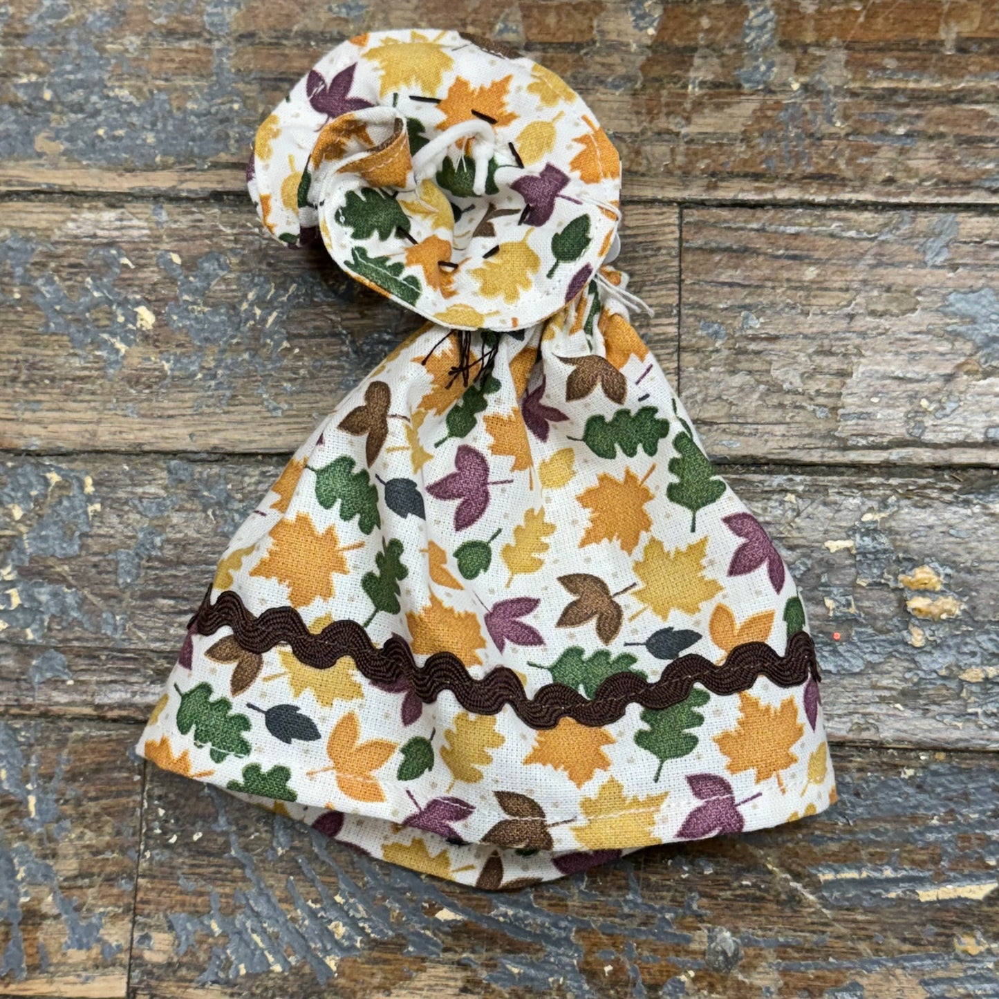 Goose Clothes 7" Complete Holiday Desk Goose Outfit Fall Leaves Shades