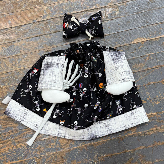 Goose Clothes Complete Holiday Goose Outfit Halloween Skeleton Dress and Hat