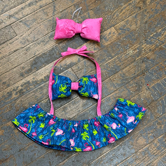 Goose Clothes Complete Holiday Goose Outfit Swimsuit Bikini Flamingo Dress Costume