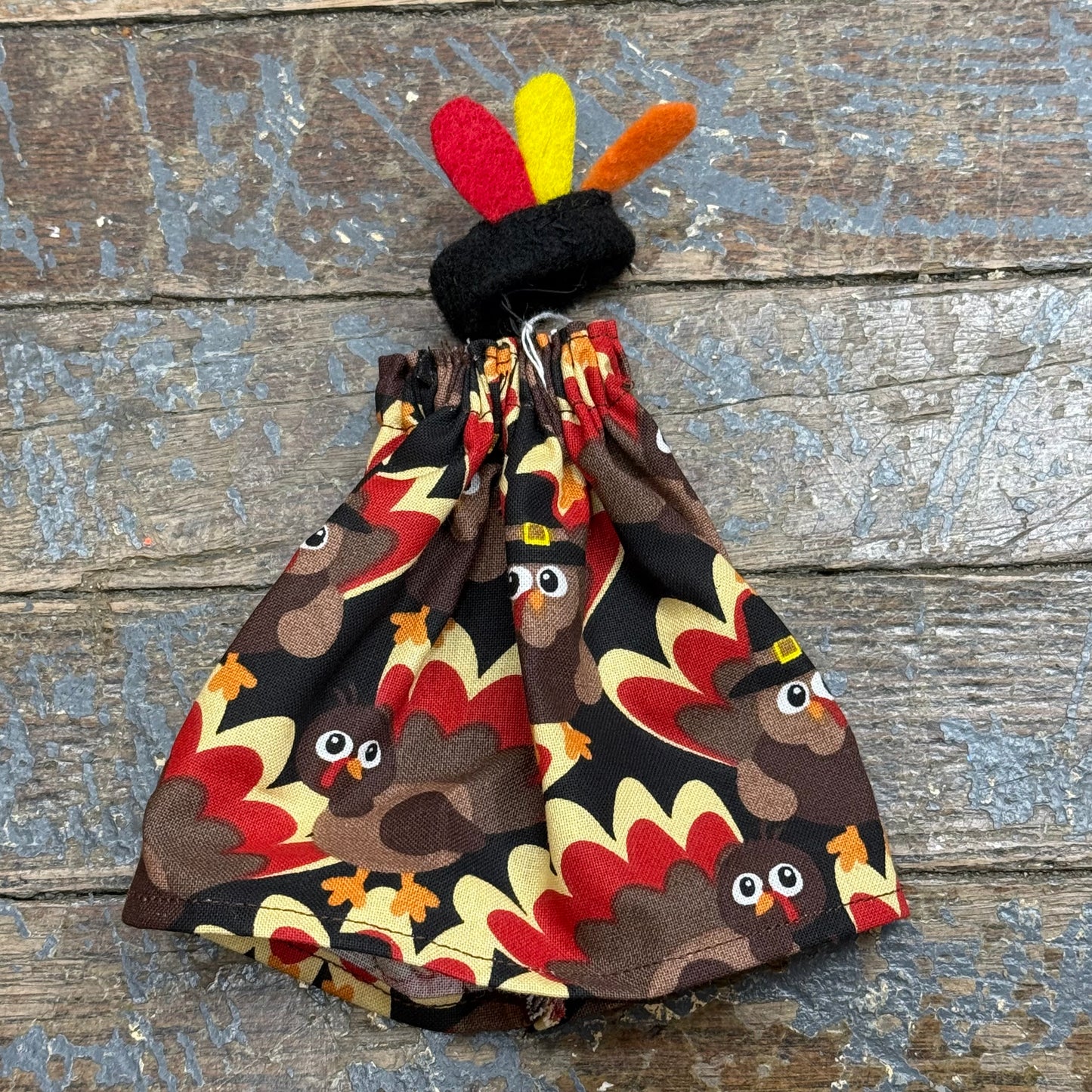 Goose Clothes 7" Complete Holiday Desk Goose Outfit Thanksgiving Turkey Shades