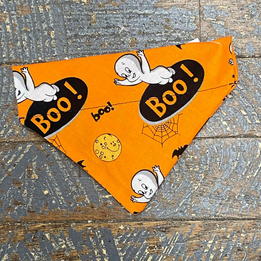 Ghost Moon Spider Halloween Dog Collar Pet Bandanna Neck Scarf