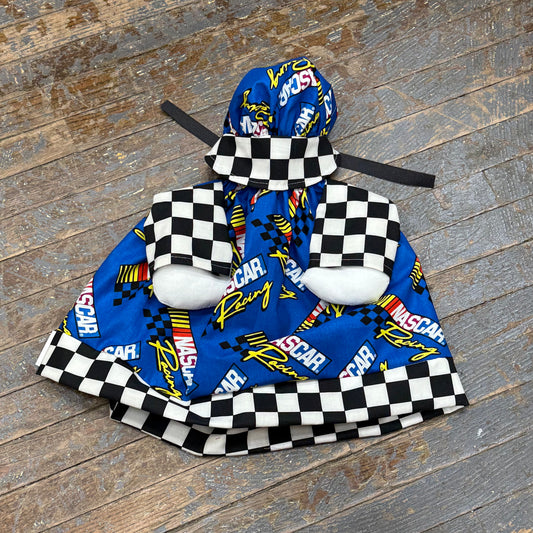 Goose Clothes Complete Holiday Goose Outfit Nascar Racing Checkered Flag and Hat Costume