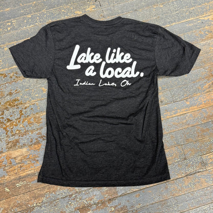 Holders Hideaway Lake Like Local Black Short Sleeve T-Shirt Graphic Designer Tee