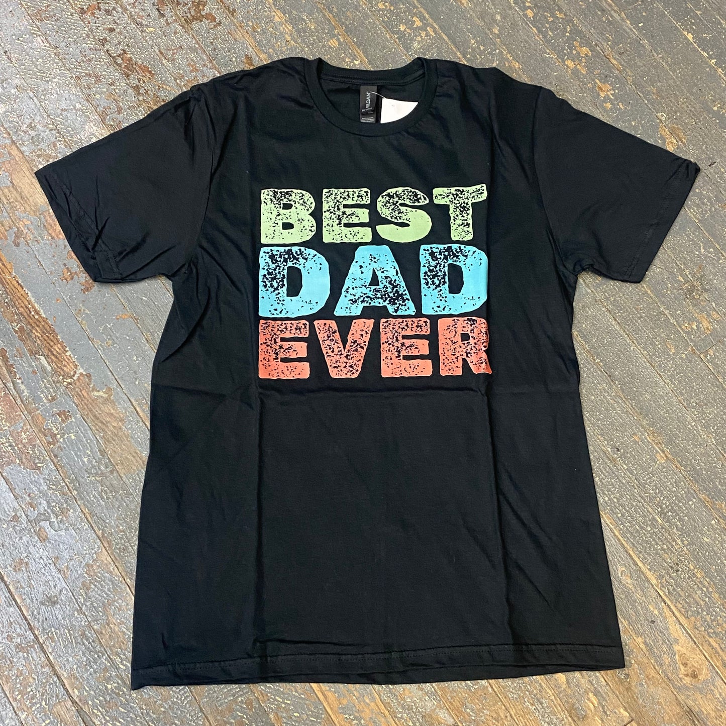 Best Dad Ever Short Sleeve T-Shirt Black Graphic Designer Tee