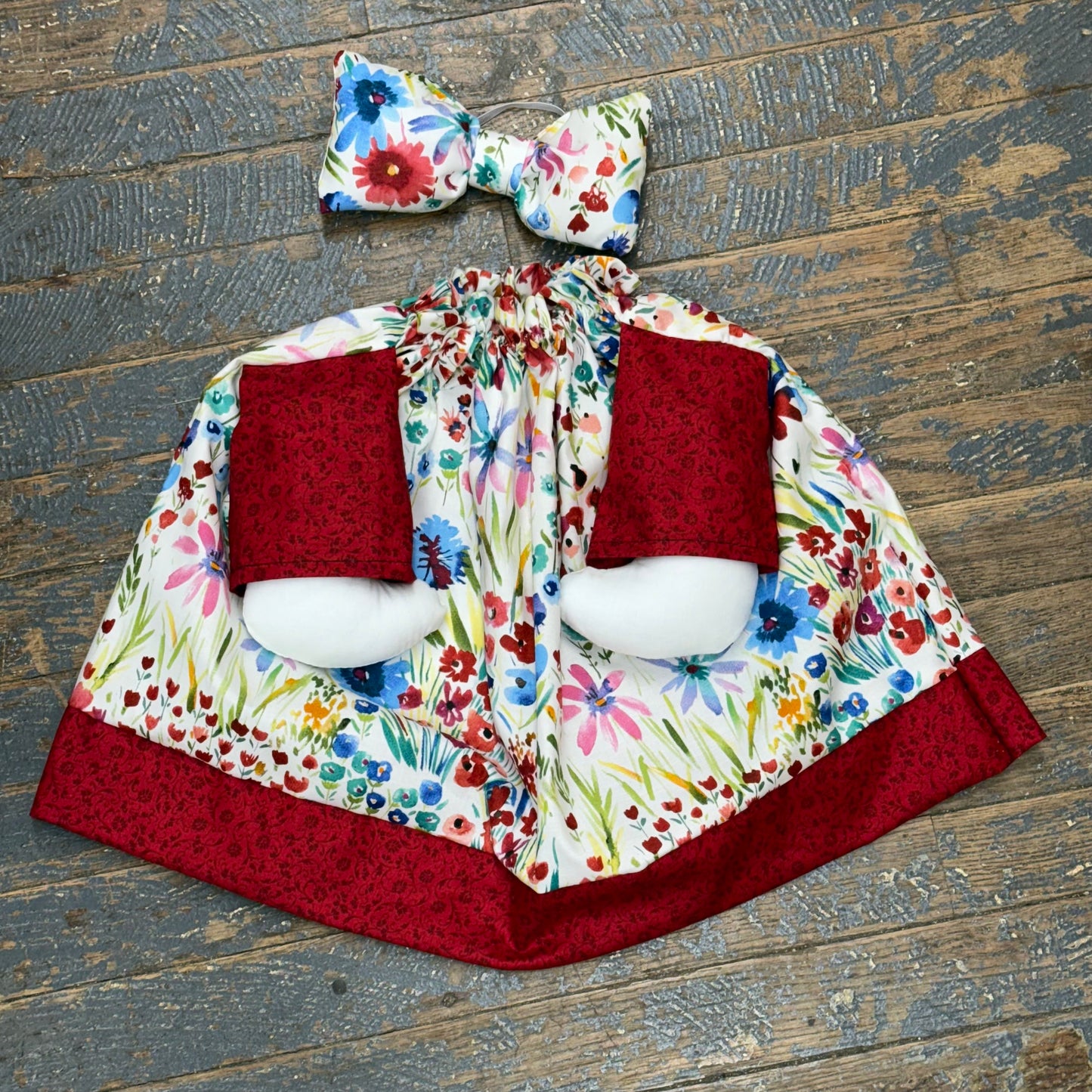 Goose Clothes Complete Holiday Goose Outfit Tulip Floral Garden Dress and Hat Costume