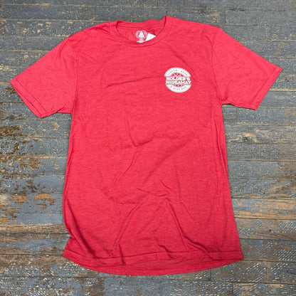 Holders Hideaway Logo Red Short Sleeve T-Shirt Graphic Designer Tee