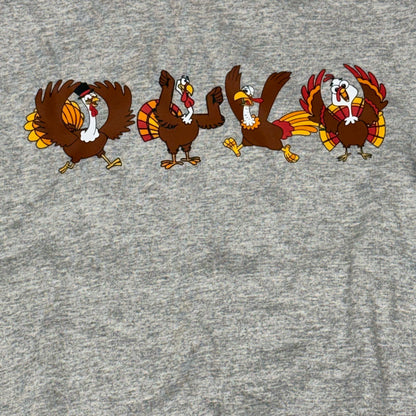OHIO Turkey Heather Grey Graphic Designer Long Sleeve Crew Neck Sweatshirt