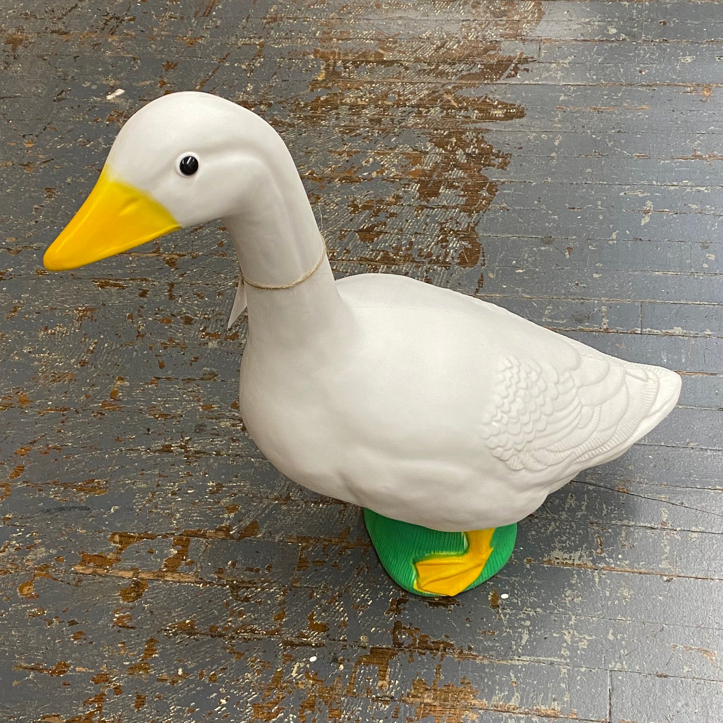 Goose Statue Indoor Outdoor 23" Plastic Display