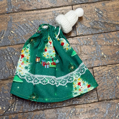 Goose Clothes 7" Complete Holiday Desk Goose Outfit Christmas Tree Shades