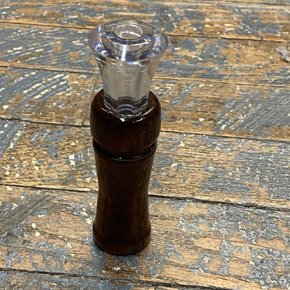 Handmade Duck Call Black Walnut Wood Open Timber Insert