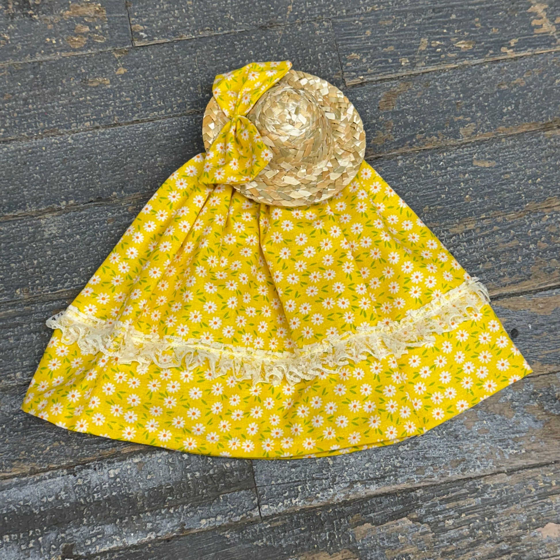 Goose Clothes 7" Complete Holiday Desk Goose Outfit Yellow Shades