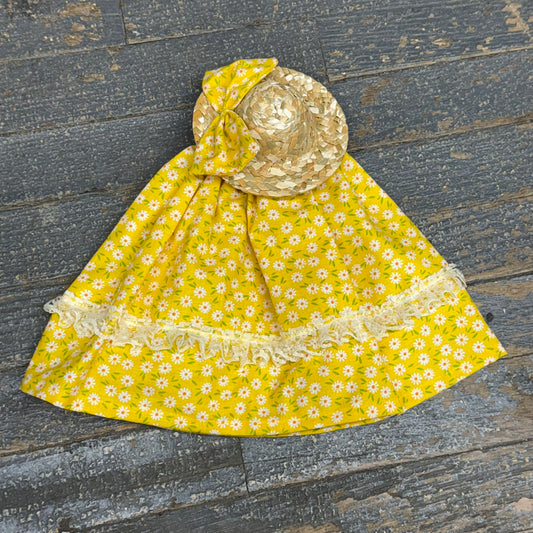 Goose Clothes 7" Complete Holiday Desk Goose Outfit Yellow Shades
